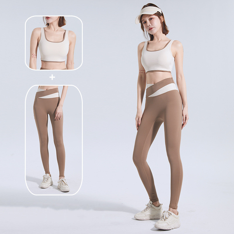 Pilates Yoga Legging - Setelan baju Yoga wanita, cepat kering
