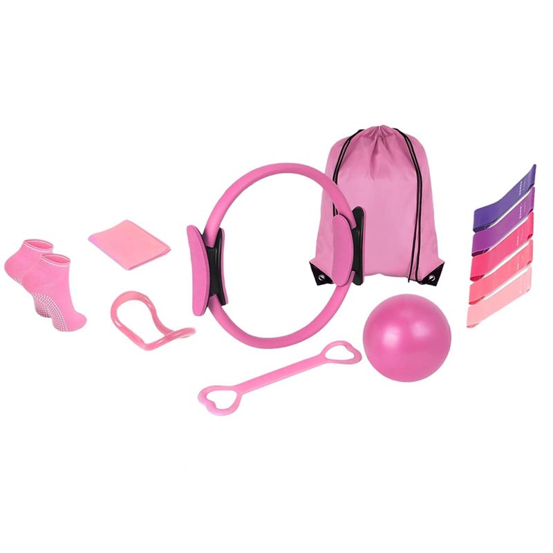 Pilates Yoga Or - AEF6-Home Pilates Essentials Kit Untuk Wanita,