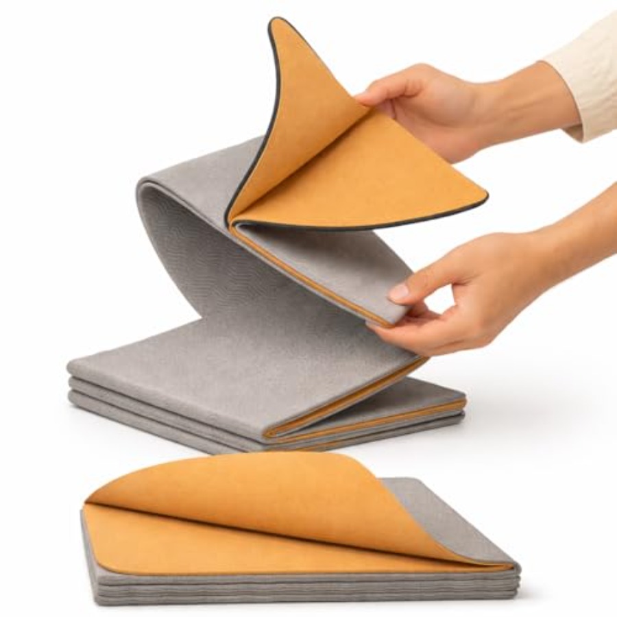 Pilates Yoga Go - Matras yoga travel: terbuat dari gabus,