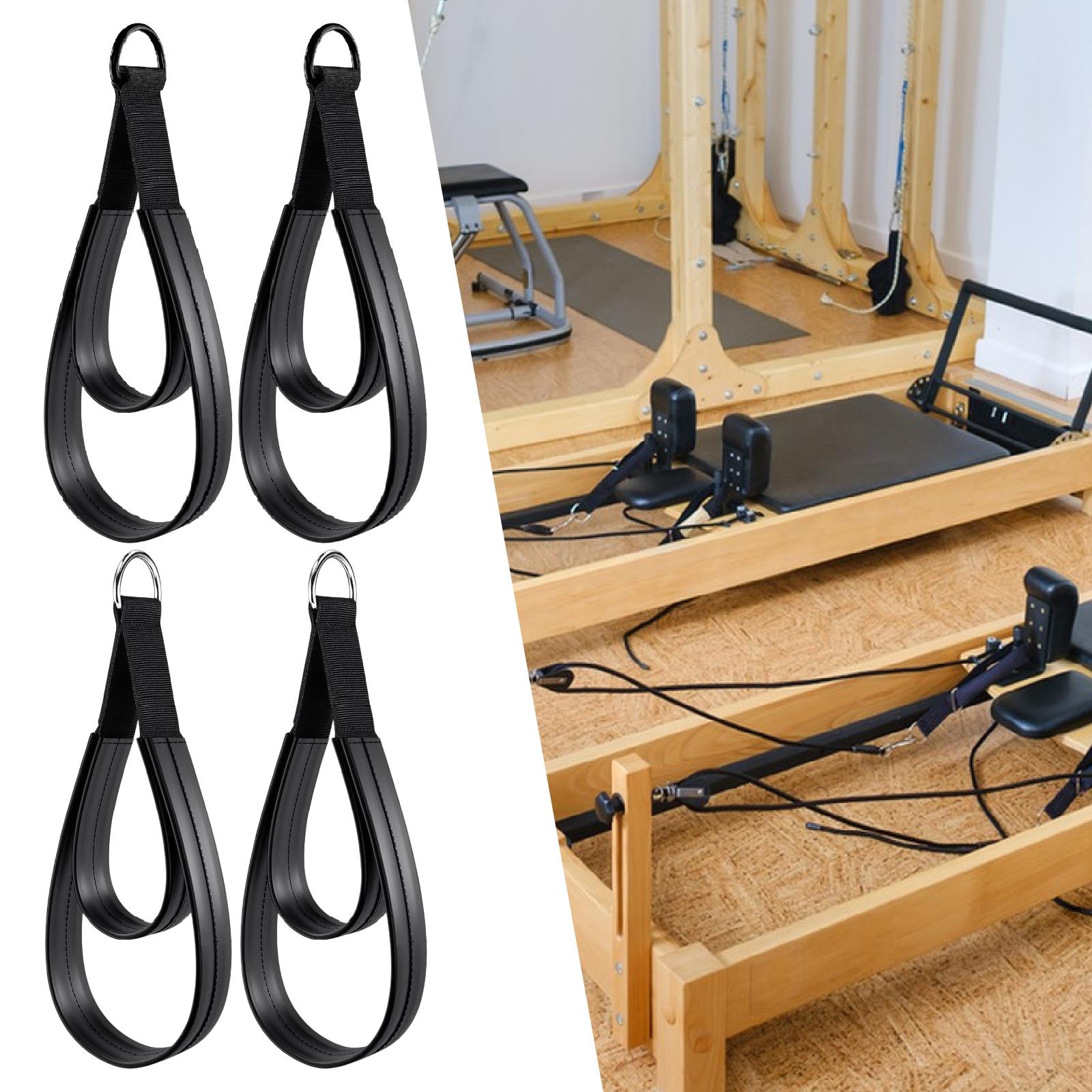 Pilates Ankle Strap - 2x Tali Pegangan Cincin D Multifungsi