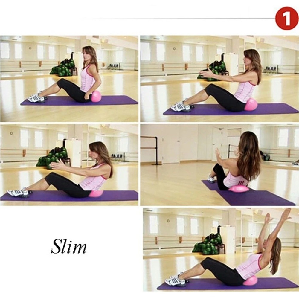 Pilates Yoga Ball Exercises - Bola Yoga Baru 25cm Anti Selip