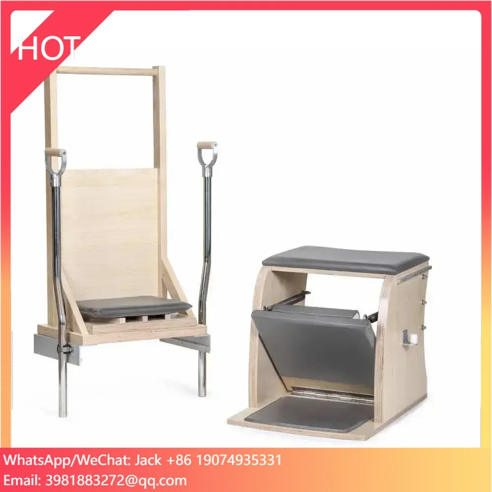 Pilates Chair Wunda - peralatan olahraga yoga berkualitas tinggi, portabel,