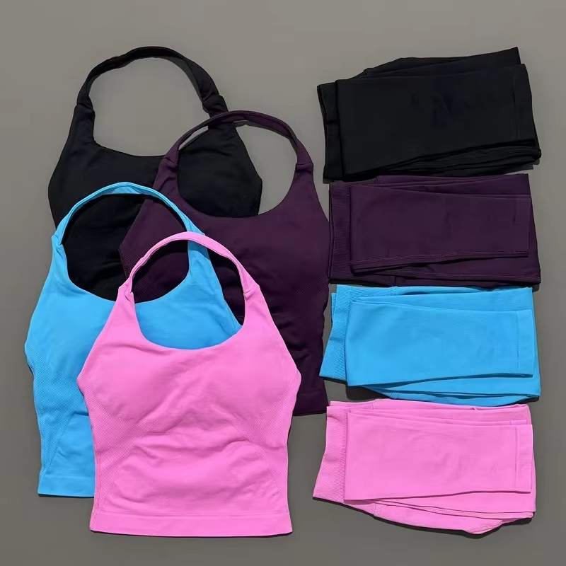 Pilates Yoga Clothes - 2 Set Pakaian Olahraga Wanita Yoga