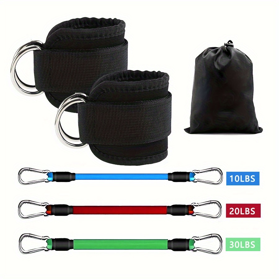 Pilates Ankle Strap - 5 Buah Gelang Resistensi Pergelangan Kaki,