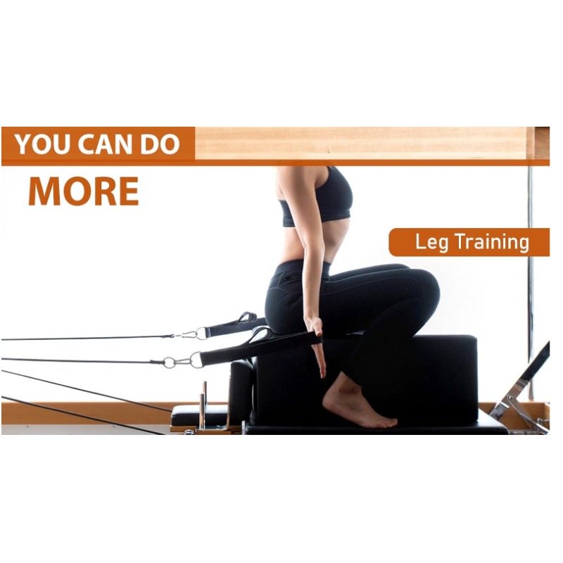 Pilates Ankle Strap - Aksesoris Latihan Yoga Pilates: Tali Elastis