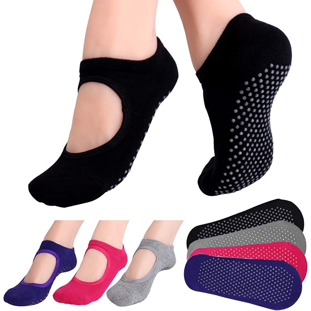 Pilates Yoga Grip Socks - Kaus kaki Yoga olahraga wanita kaus