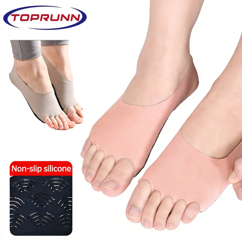 Pilates Yoga Grip Socks - 1 Pasang Kaus Kaki Yoga Tanpa