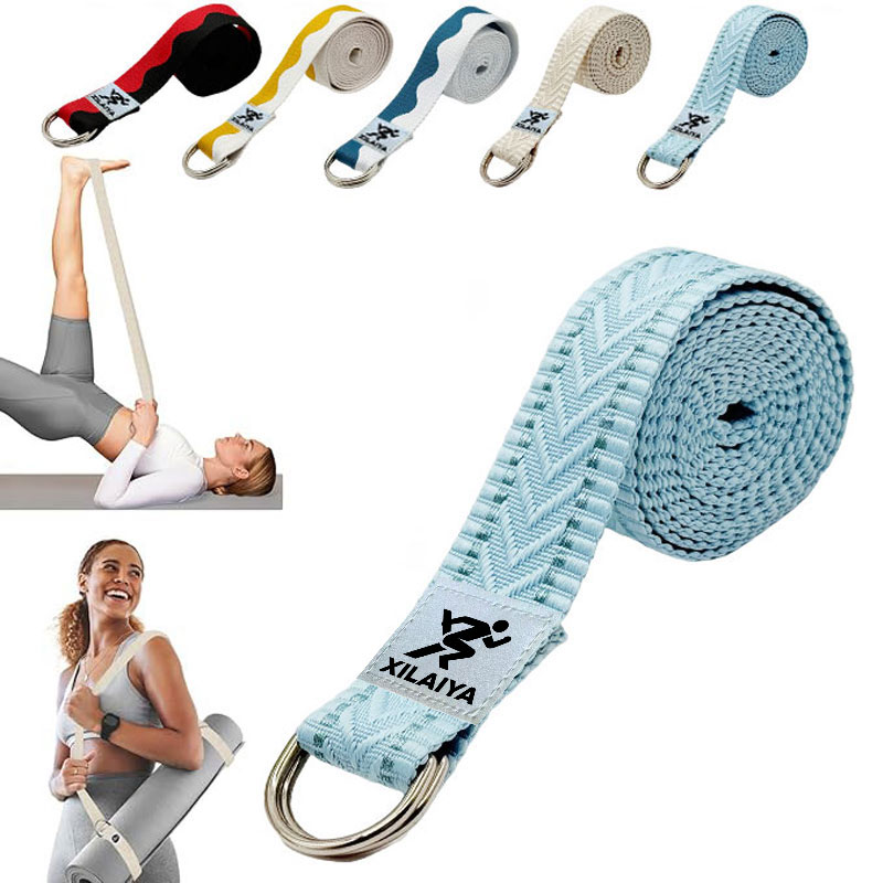 Pilates Yoga Mat - Tali Anti Selip yang Dapat Disesuaikan,