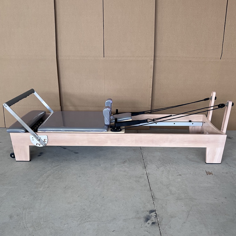 Pilates Yoga Or - Mesin Pilates Reformer Kayu Beech Mewah