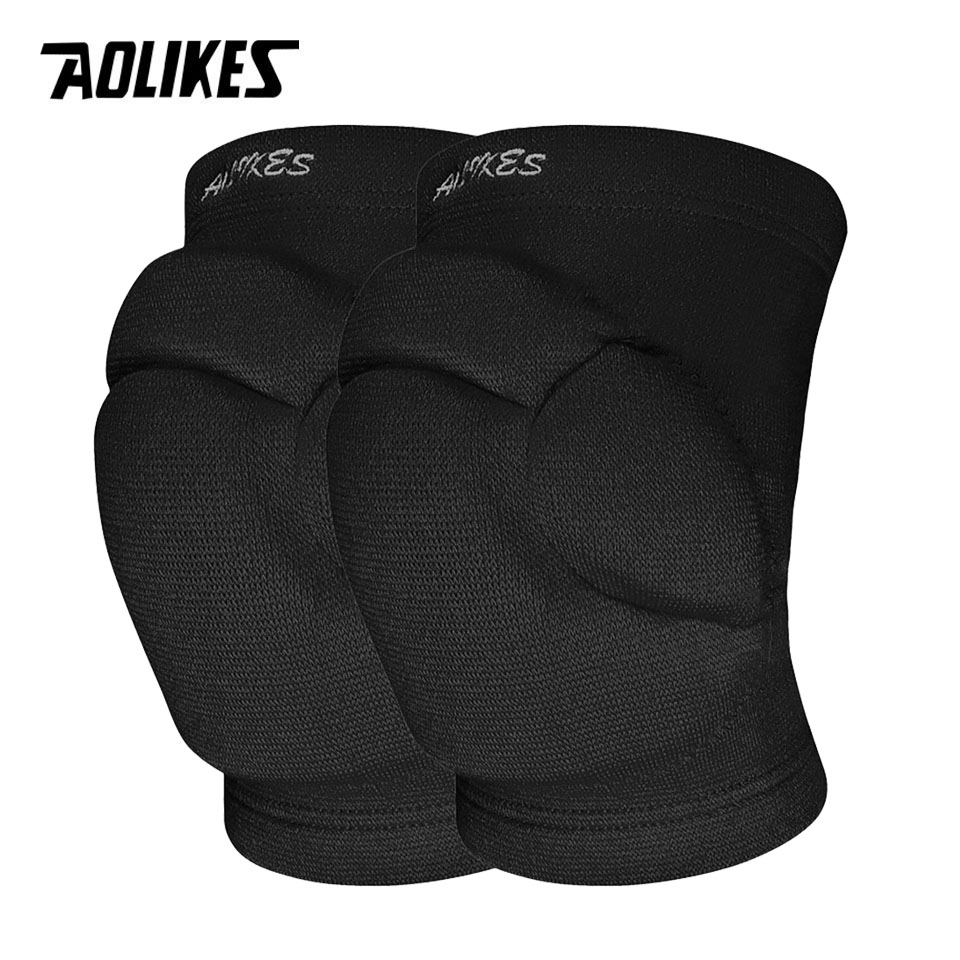 Pilates Yoga Knee Pads - AOLIKES bantalan lutut elastis untuk olahraga,