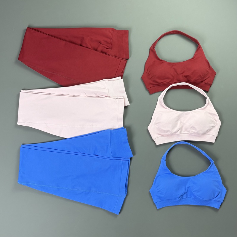 Pilates Yoga Legging - Set Legging Bell Bottom 2 Pcs
