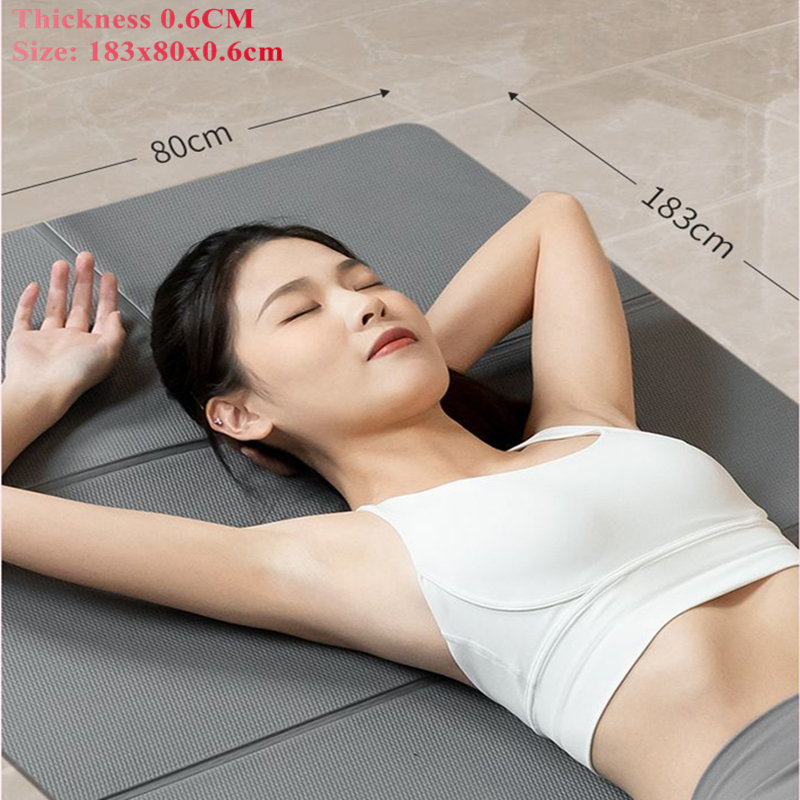 Pilates Yoga Mat - Matras Yoga Lipat Portabel Rumah Tangga