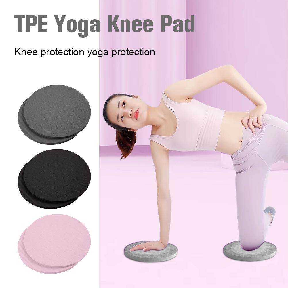 Pilates Yoga Knee Pads - 2 Paket Bantalan Lutut Yoga Tebal,