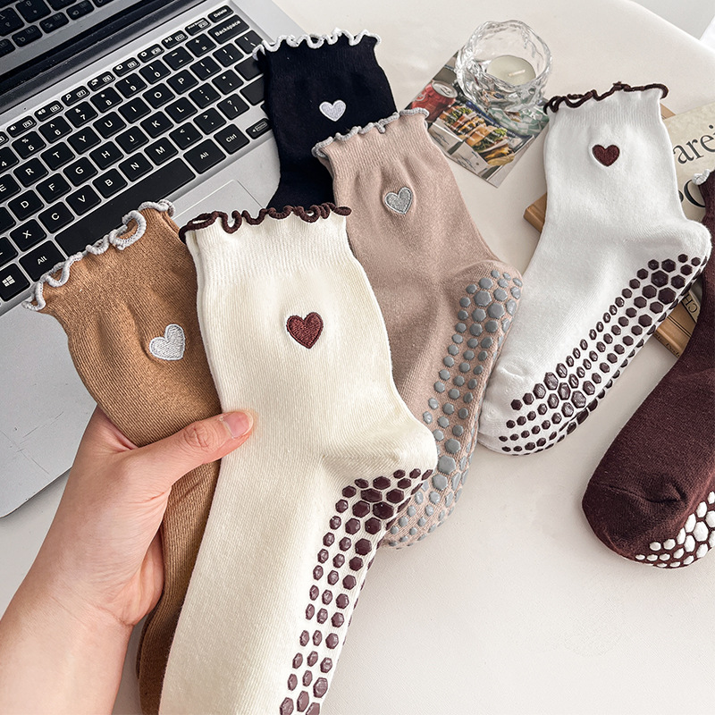 Kaos Kaki Yoga Wanita Katun Bo - Pilates Yoga Grip Socks ulasan dan harga