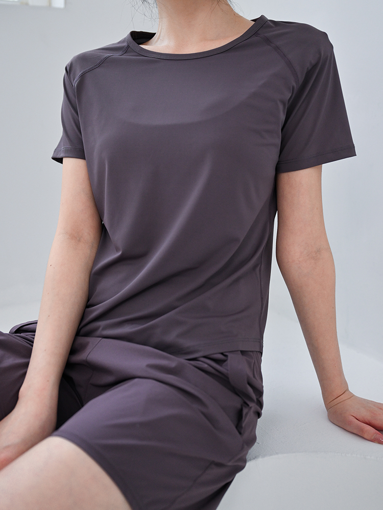 Kaos Yoga Tipis yang Bernapas  - Pilates Yoga Morning ulasan dan harga