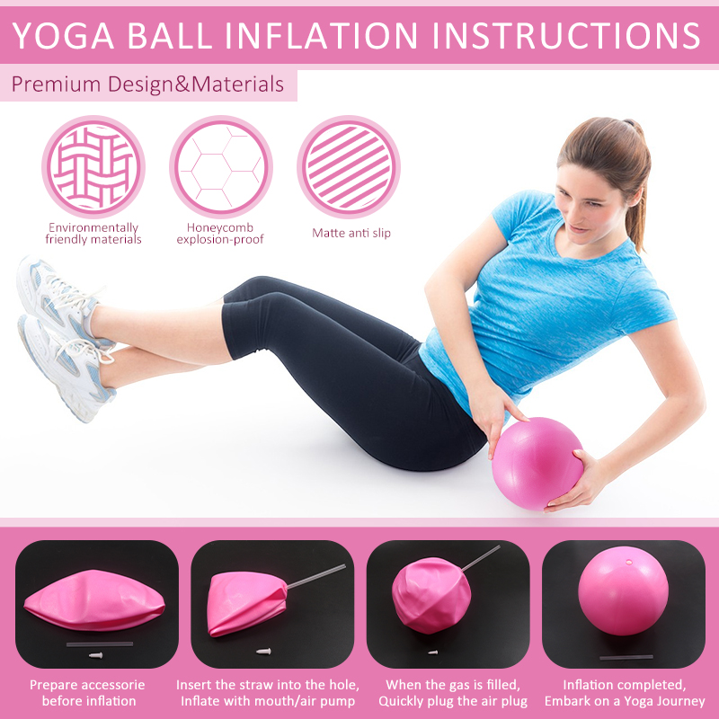 Set Bola Pilates, Resistance B - Pilates Yoga Ball Exercises ulasan dan harga