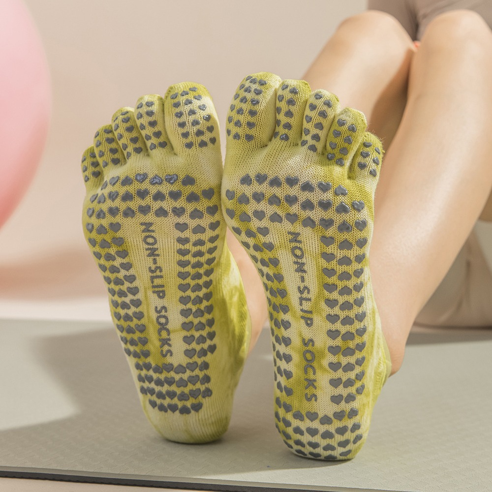 Kaos Kaki Wanita Tie-Dye denga - Pilates Yoga Grip Socks ulasan dan harga