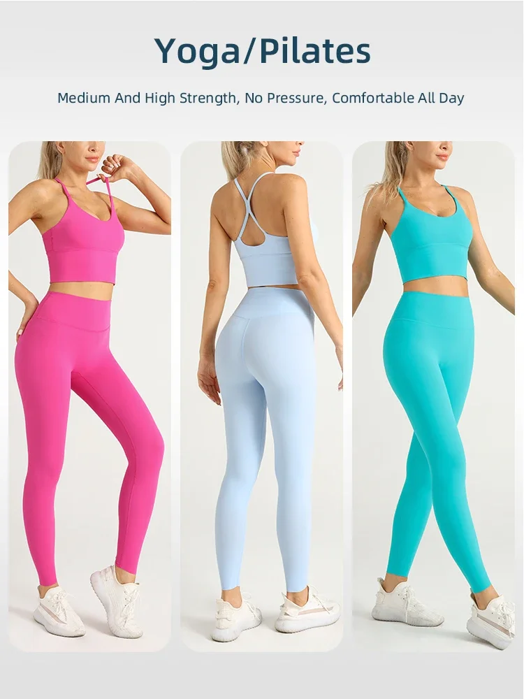 2 potong pakaian Yoga wanita s - Pilates Yoga Legging ulasan dan harga