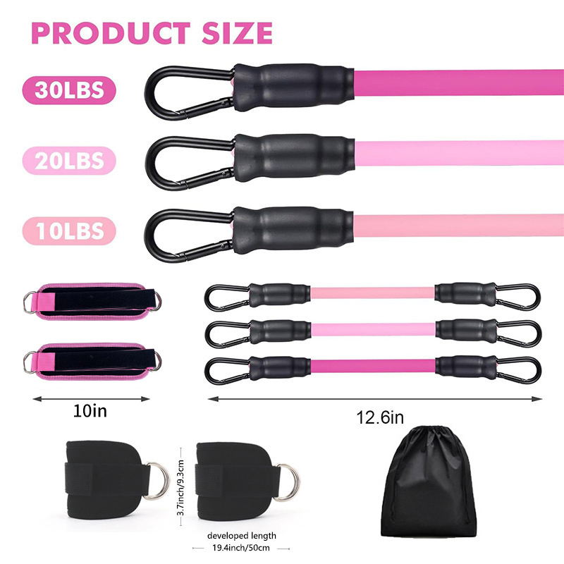 Tali resistensi dengan tali pe - Pilates Ankle Strap ulasan dan harga
