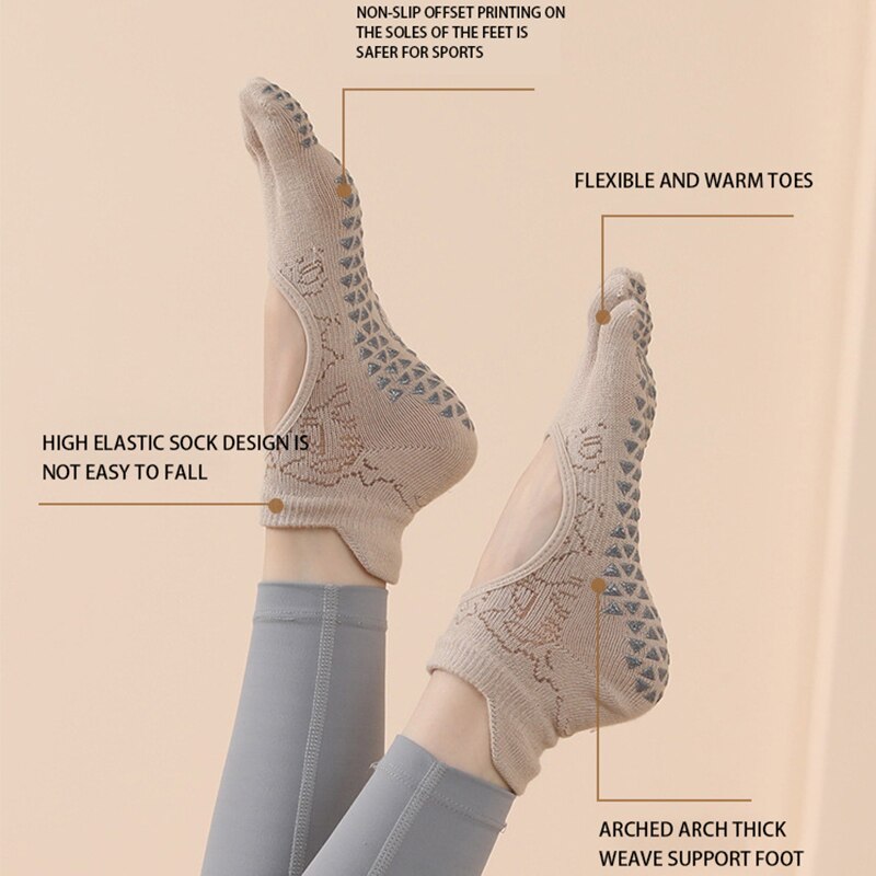 Kaus kaki Yoga wanita, kaus ka - Pilates Yoga Grip Socks ulasan dan harga