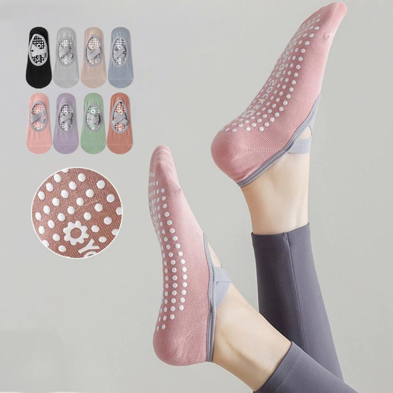 Kaus kaki Yoga bawah handuk be - Pilates Yoga Grip Socks ulasan dan harga