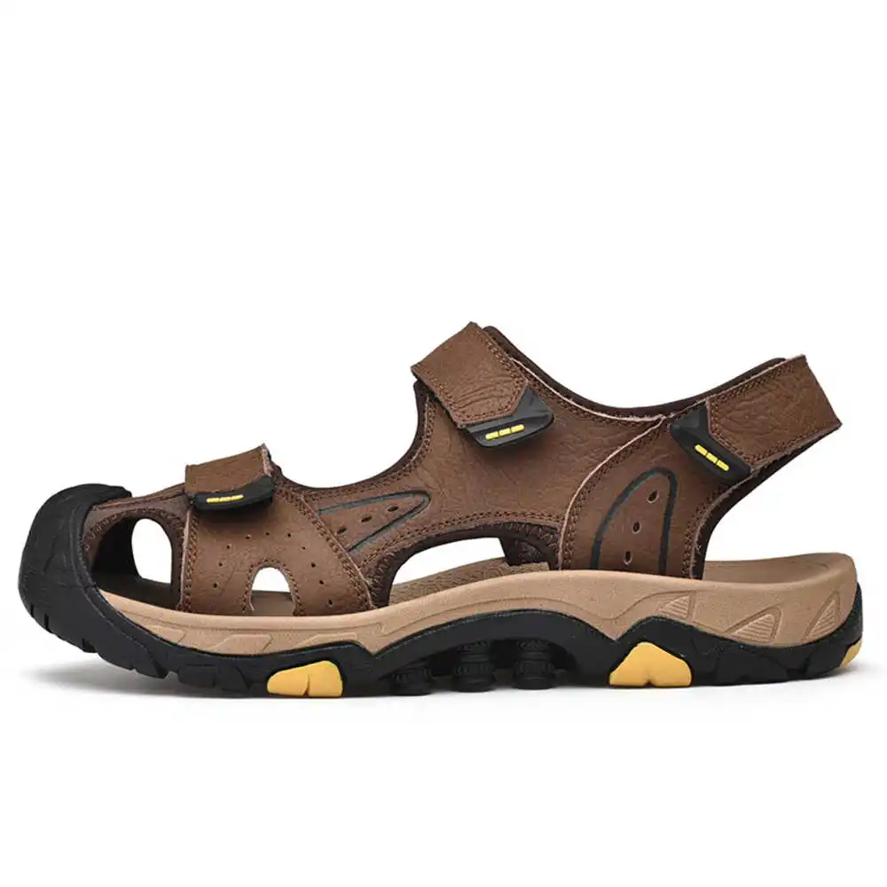 Sandal pantai kulit sapi alami - Pilates Yoga Go ulasan dan harga