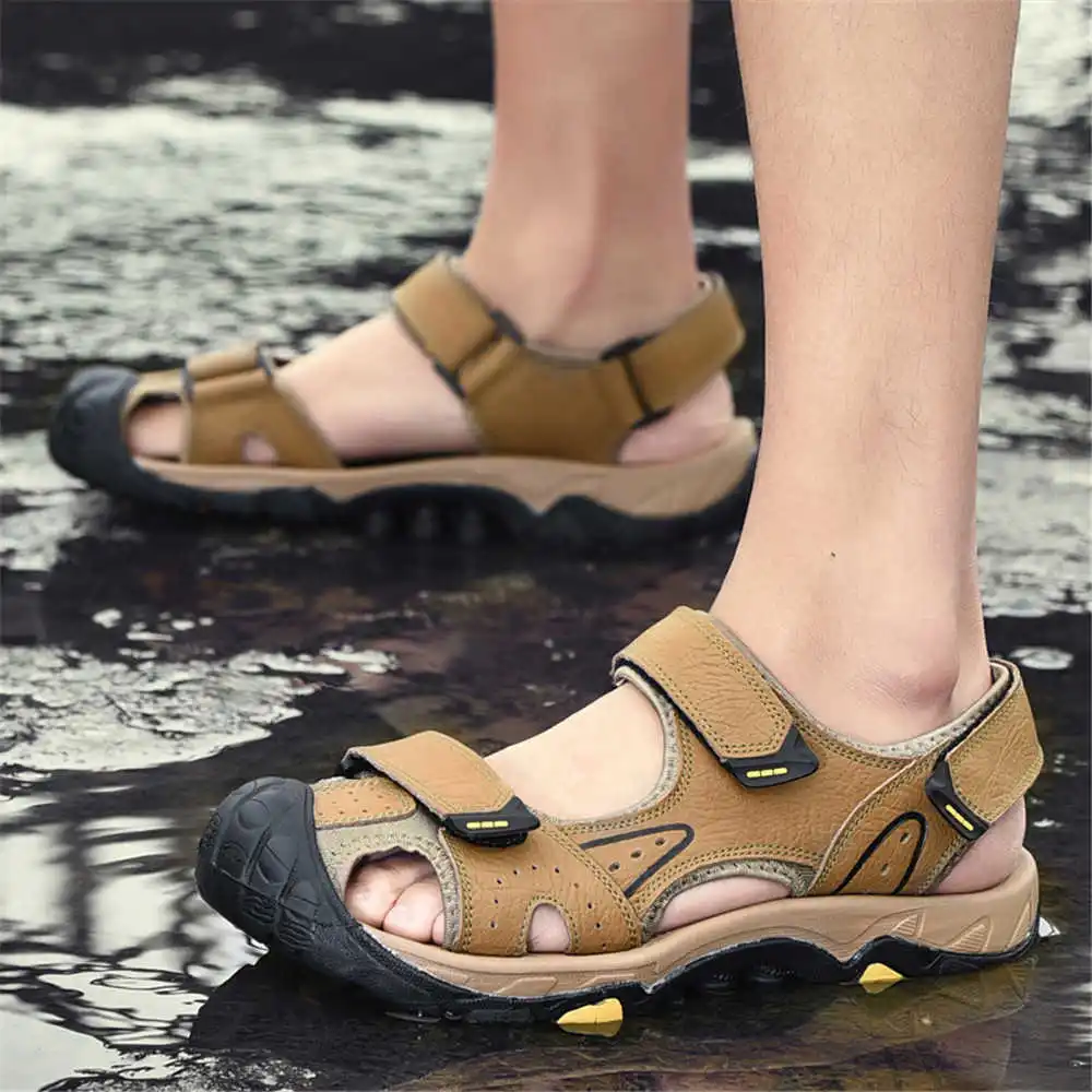Sandal pantai kulit sapi alami - Pilates Yoga Go ulasan dan harga