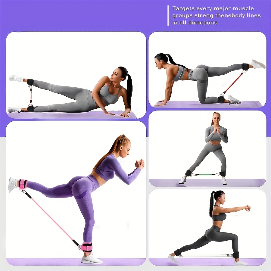 5 Buah Gelang Resistensi Perge - Pilates Ankle Strap ulasan dan harga