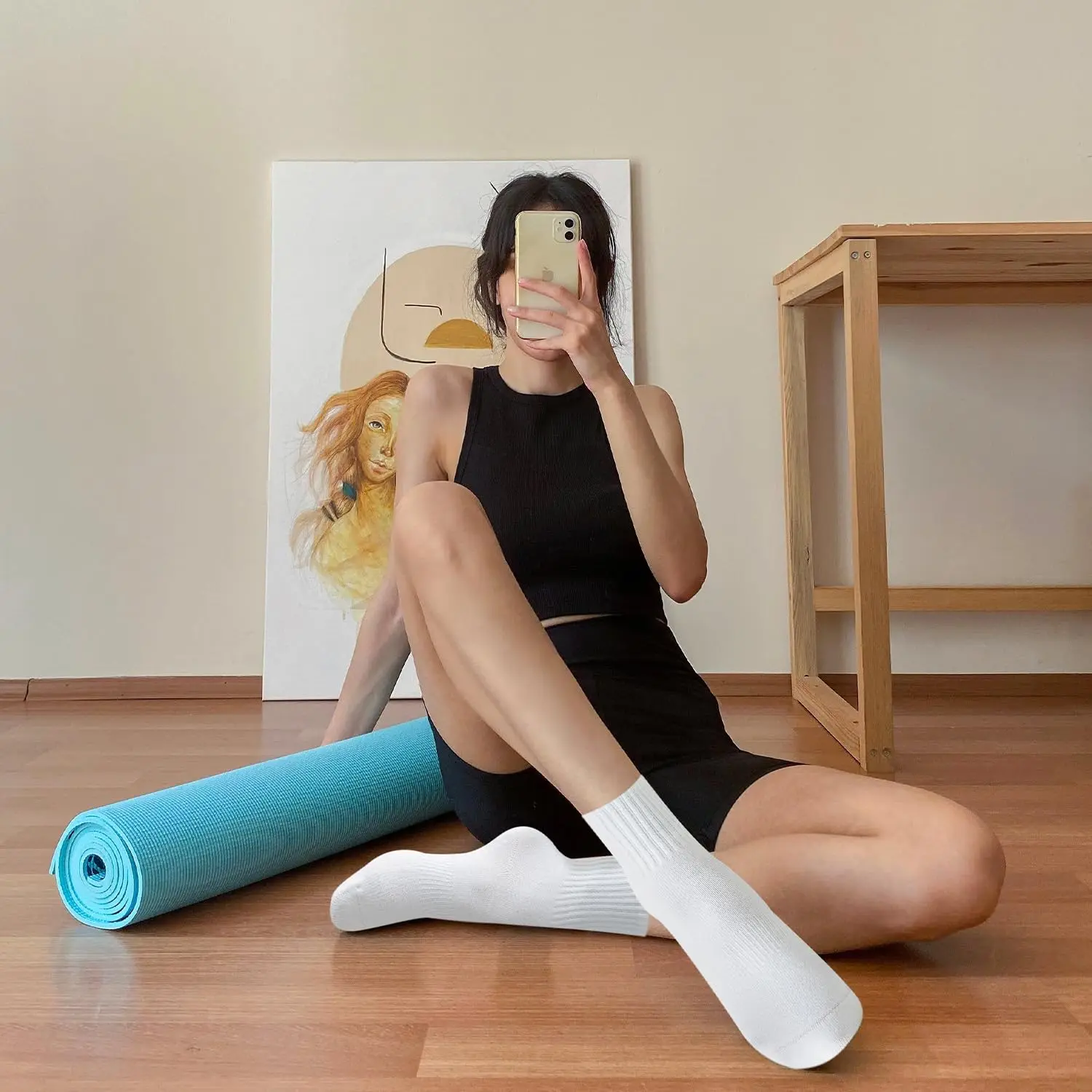 4 pasang kaus kaki yoga wanita - Pilates Yoga Grip Socks ulasan dan harga