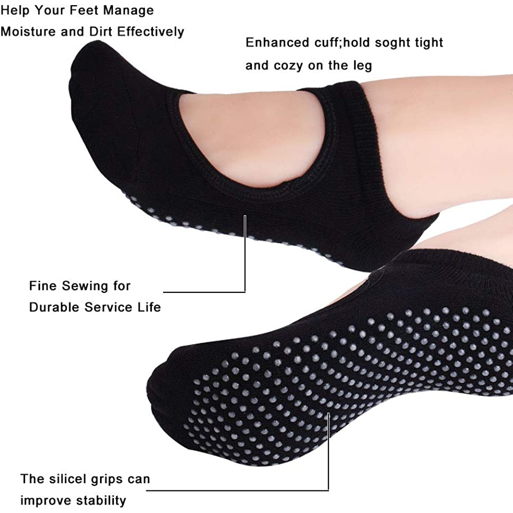Kaus kaki Yoga olahraga wanita - Pilates Yoga Grip Socks ulasan dan harga