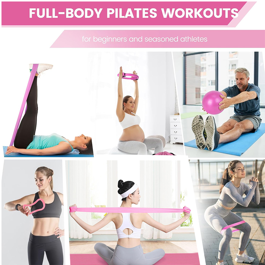 Set Latihan Kebugaran Resistan - Pilates Yoga Ball Exercises ulasan dan harga