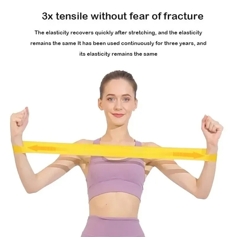1-5 Buah Pita Resistensi Pita  - Pilates Yoga Or ulasan dan harga