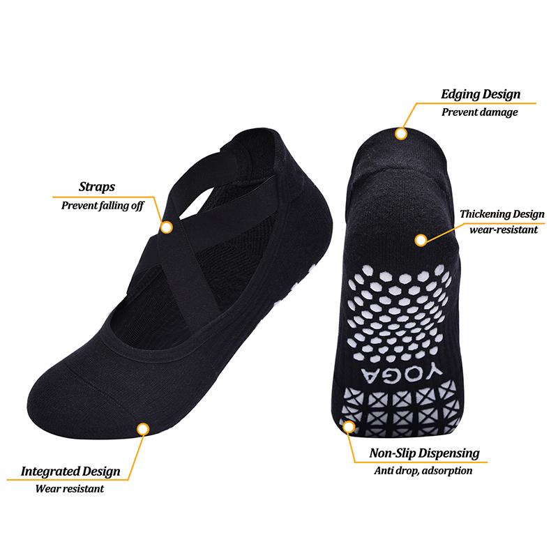 Kaus Kaki Yoga Anti Selip Wani - Pilates Yoga Grip Socks ulasan dan harga