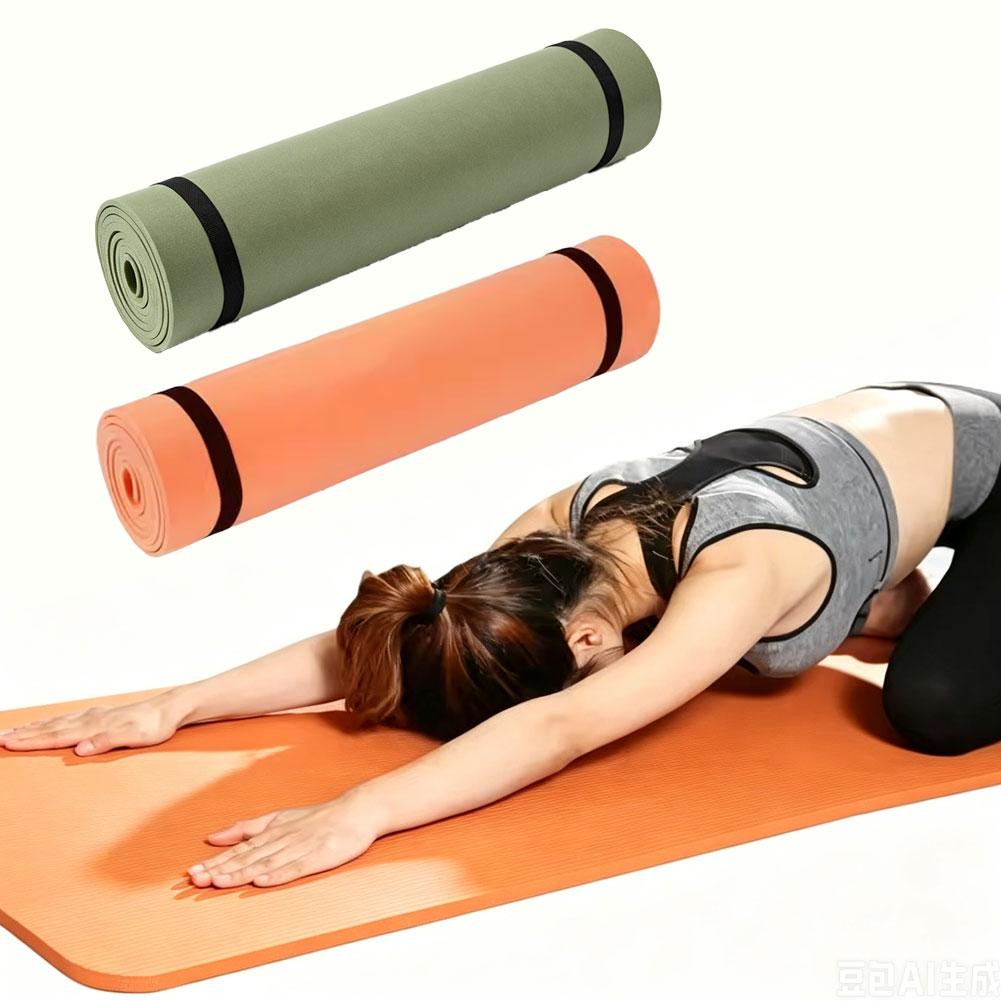 Matras Yoga Tebal Anti-selip M - Pilates Yoga Mat ulasan dan harga