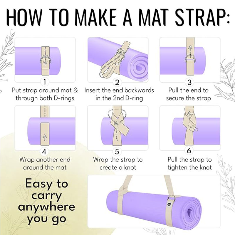 Tali Anti Selip yang Dapat Dis - Pilates Yoga Mat ulasan dan harga
