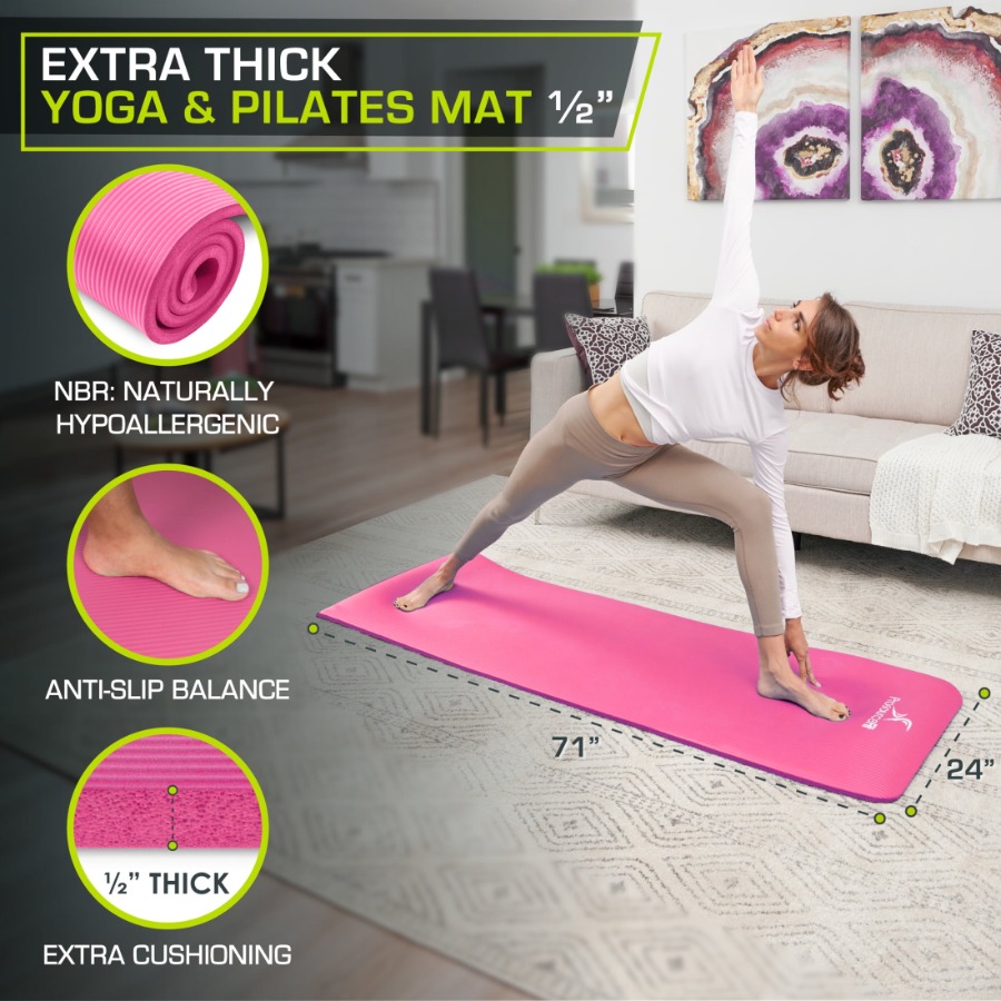 Matras Yoga dan Pilates Ekstra - Pilates Yoga Or ulasan dan harga
