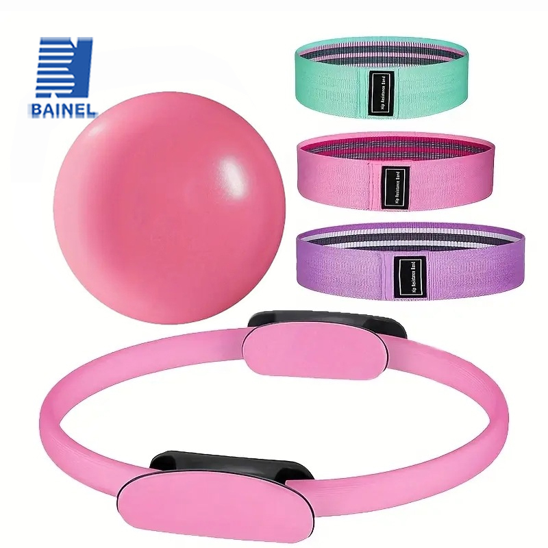 Set Peralatan Pilates 5 Buah - - Pilates Yoga Ball Exercises ulasan dan harga