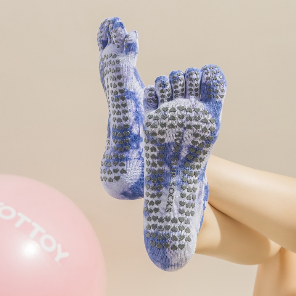 Kaos Kaki Yoga Wanita Tie-Dye  - Pilates Yoga Grip Socks ulasan dan harga