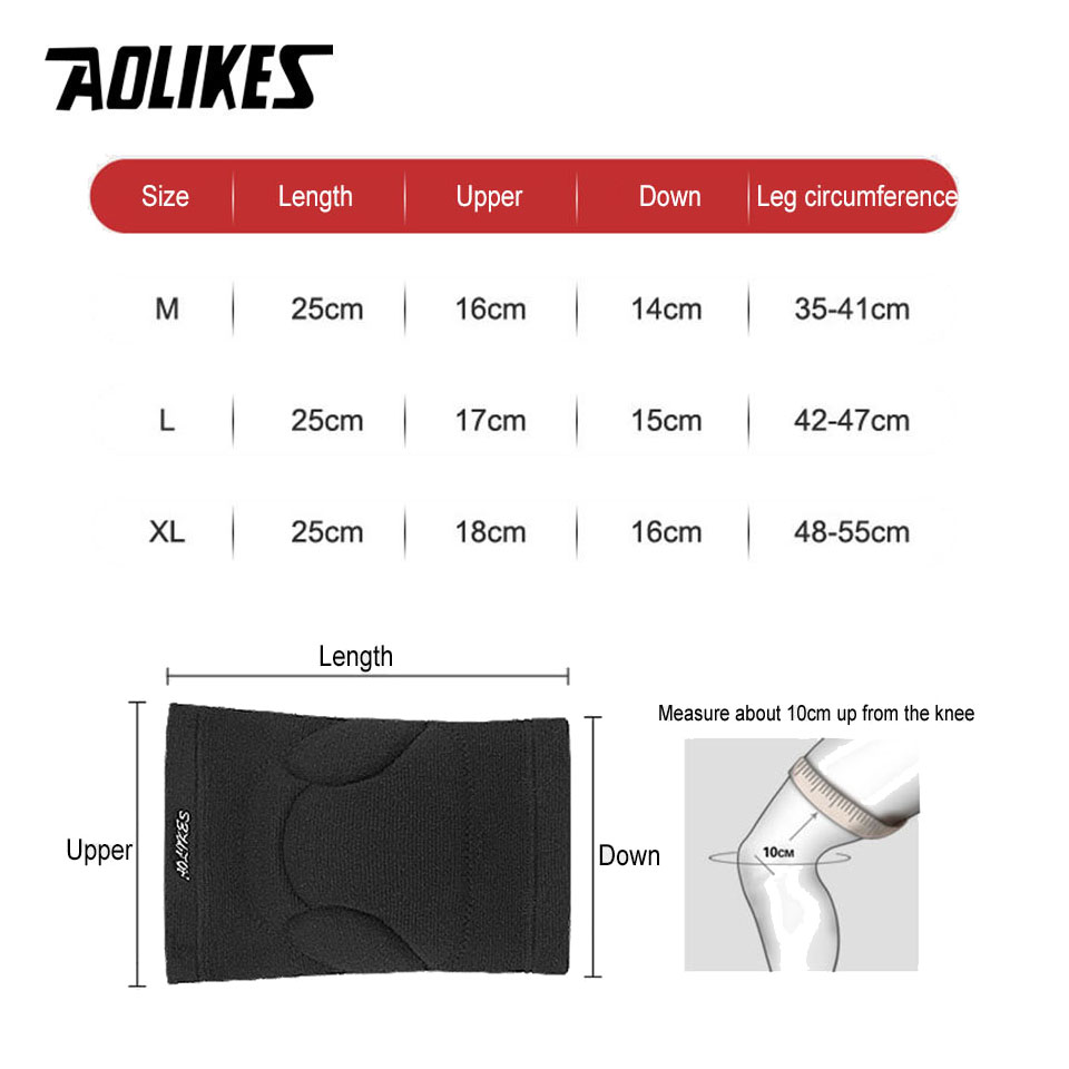 AOLIKES bantalan lutut elastis - Pilates Yoga Knee Pads ulasan dan harga