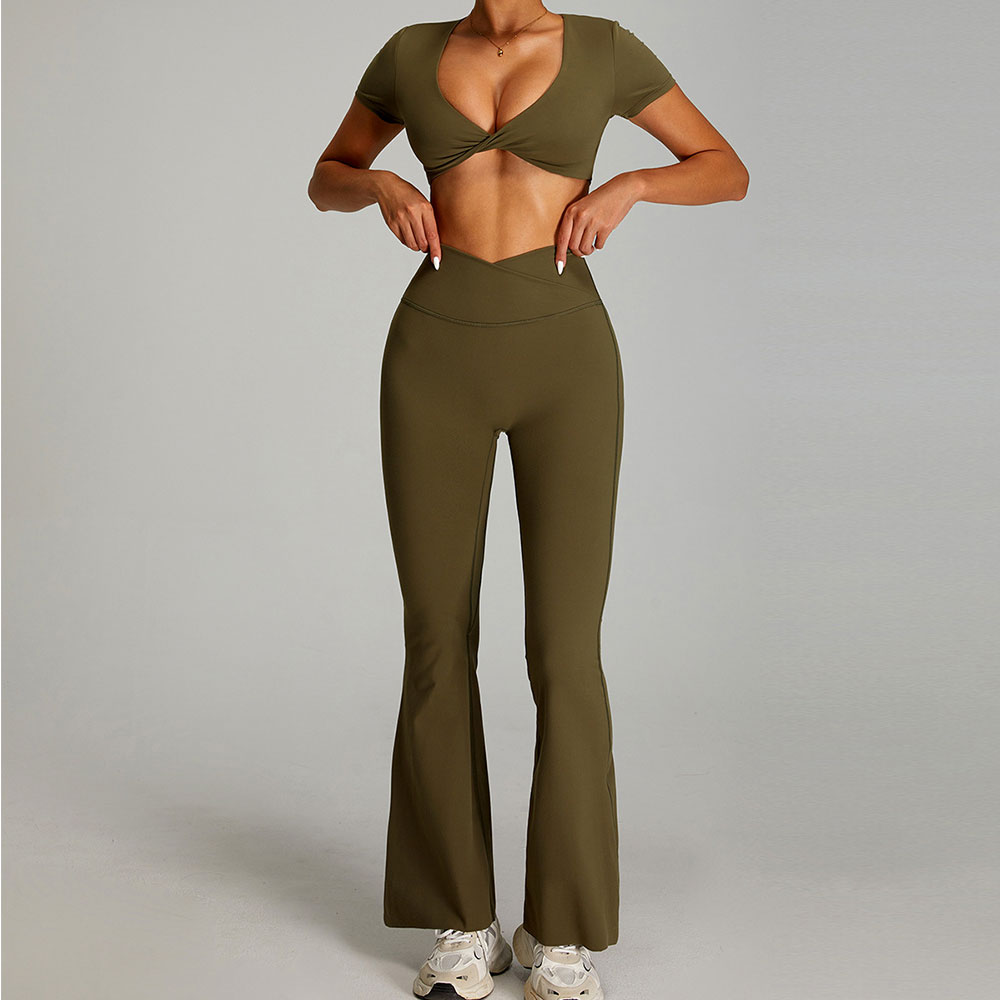 2 Buah Pakaian Olahraga Wanita - Pilates Yoga Clothes ulasan dan harga