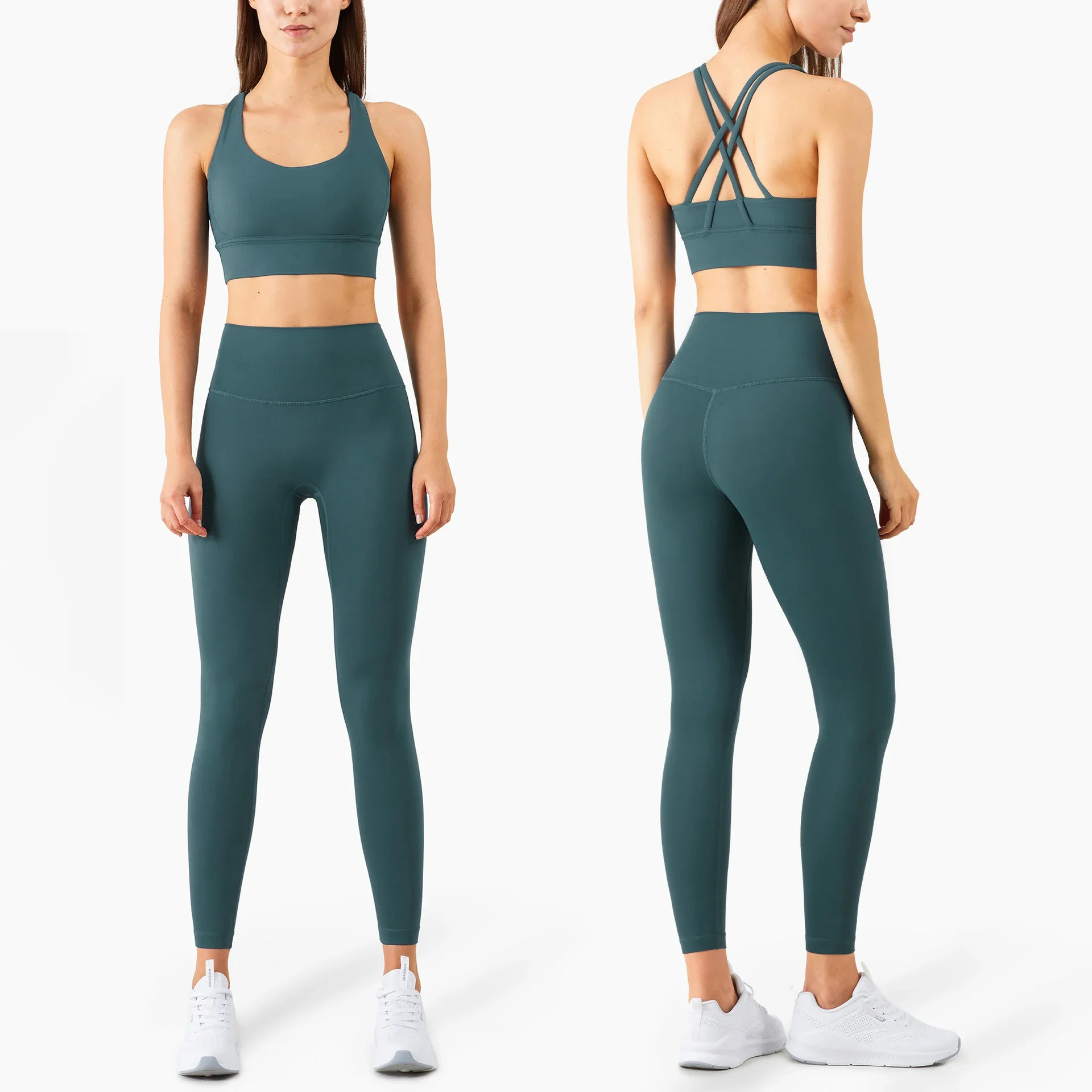Pakaian Yoga 2 potong baru mus - Pilates Yoga Legging ulasan dan harga