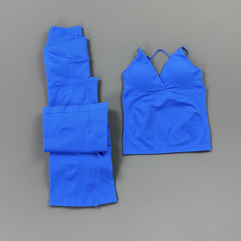 2Pcs Set Yoga Wanita Tanpa Jah - Pilates Yoga Legging ulasan dan harga