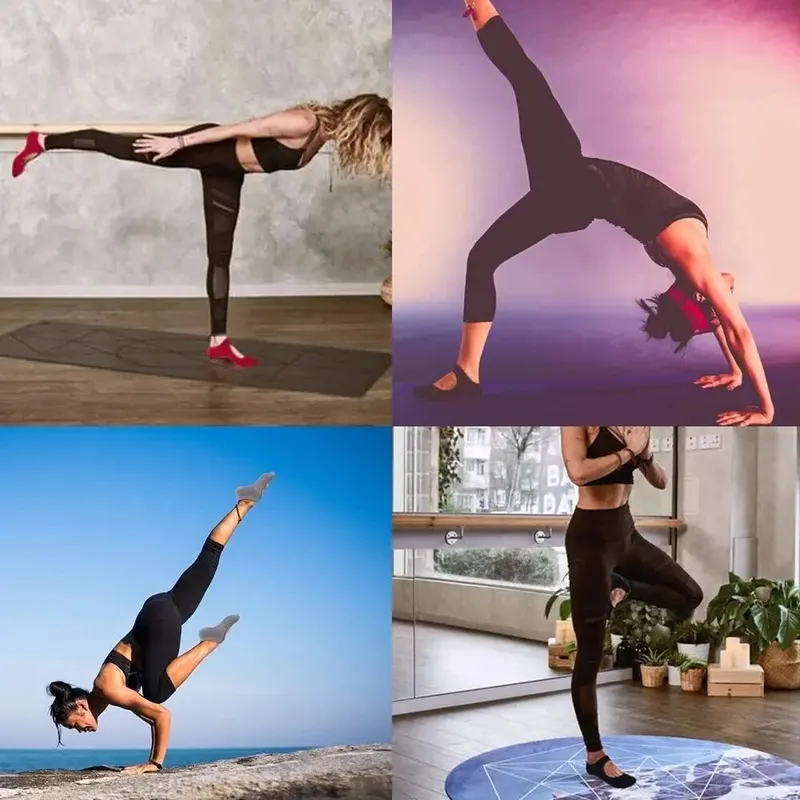 Kaus Kaki Yoga Kebugaran Anti  - Pilates Yoga Grip Socks ulasan dan harga
