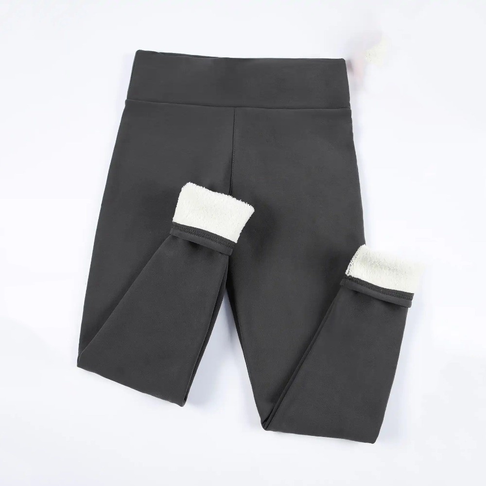 Legging Fleece Pinggang Tinggi - Pilates Yoga Legging ulasan dan harga
